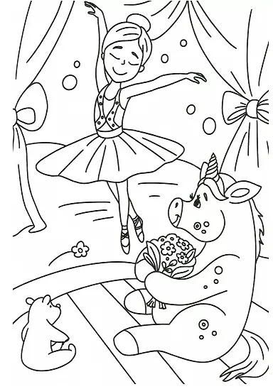 Чудесные единороги. Раскраска - фото 2