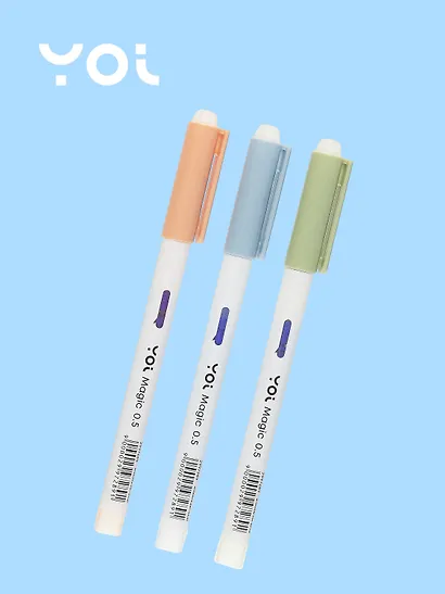 Ручка гелевая Yoi, Magic, пиши-стирай синяя 0,5 мм - фото 3