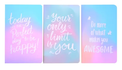 Тетрадь 32 листа в клетку "Wonderful sunset", сшивка, в ассортименте - фото 1