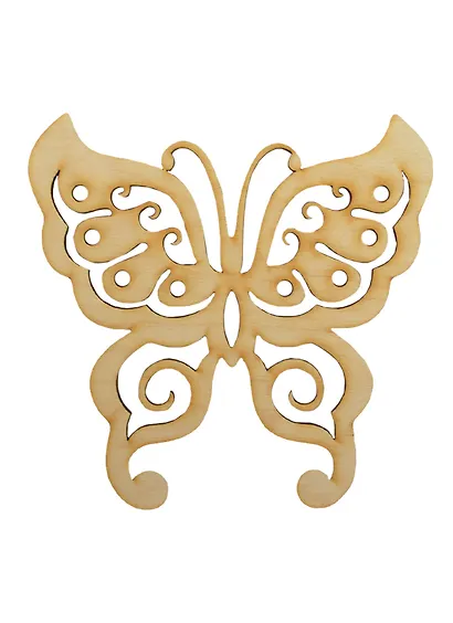 Подставка под горячее Бабочка (141494) (240мм) (Игрушка из дерева) - фото 1