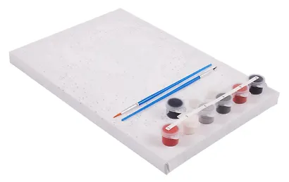 Картина-раскраска по номерам "Карпы кои графика", 19х28 - фото 3