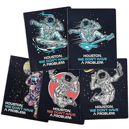 Тетрадь в клетку Academy Style, "Космонавты", 48 листов, в ассортименте - фото 7