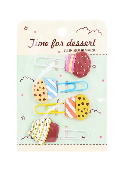 Набор Скрепки-закладки Сладости (4 шт) - фото 1