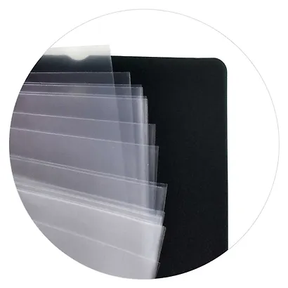 Папка для чертежей и рисунков А4 "Фри спирит" пластик, 20 ПВХ-файлов - фото 6