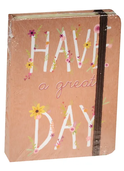 Записная книжка А6 96л кл. "Have a great day" 7БЦ, Kairui - фото 1