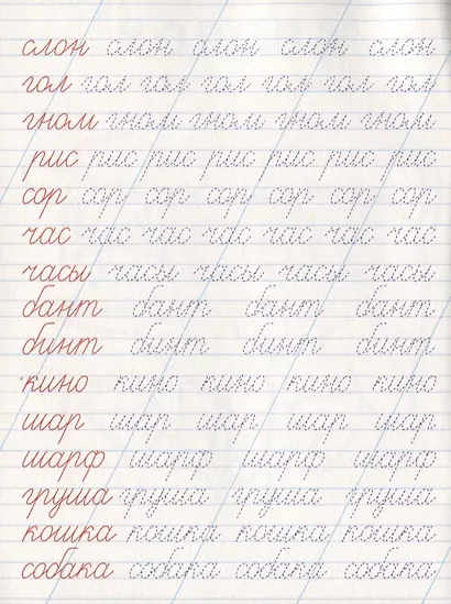 Цветные прописи Пишем буквы слоги слова (м) - фото 5