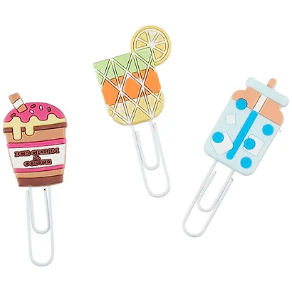 Набор Скрепки-закладки Summer Drinks (3 шт) (12-24730B-20210501) - фото 2