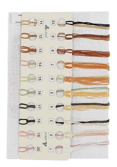 Набор для вышивания крестом "Плюшевый кот" - фото 3