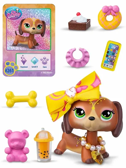 Игровой набор Littlest Pet Shop, "Стиль фигурка животного с аксессуарами - Такса", подарочная упаковка, 4+ - фото 2
