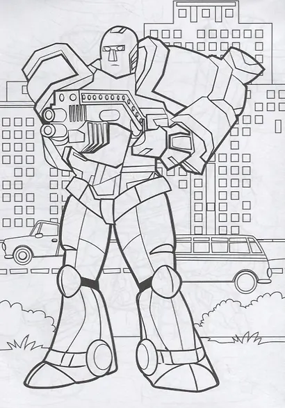 Раскраска «Роботы» - фото 2