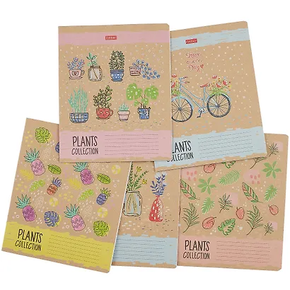 Тетрадь в клетку Hatber, "Ботаника", 18 листов, в ассортименте - фото 7