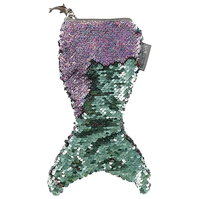 Пенал «Хвост русалки», розово-зелёный - фото 1