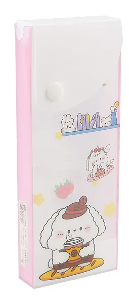 Пенал корпусный "Милые животные" на кнопке, ассорти - фото 6