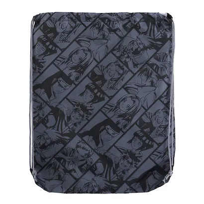 Мешок для сменной обуви "Naruto" 38*48см, серый, полиэстер - фото 5