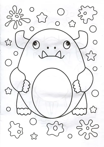 Детская раскраска. Монстрики..(Илекса) - фото 3