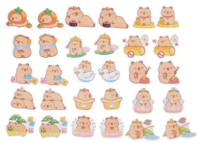 Набор стикеров Капибара 2 - фото 3