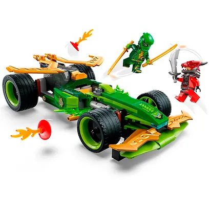 71828 Конструктор детский LEGO Ninjago Гоночный автомобиль Ллойда (с откатным механизмом), 181 деталей, возраст 7+ - фото 5