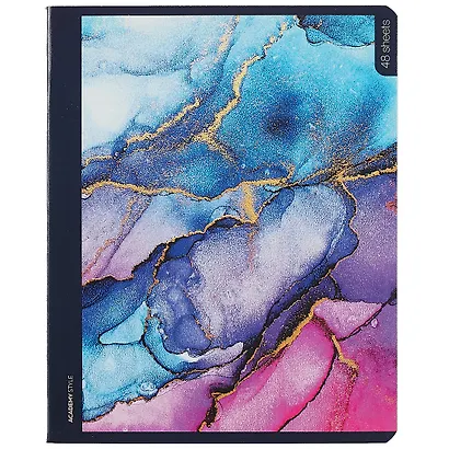 Тетрадь в клетку Academy Style, "Акварельные грезы", 48 листов, в ассортименте - фото 6