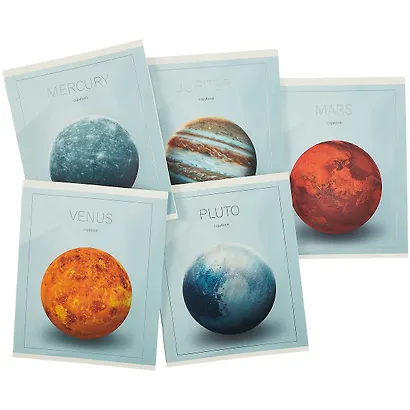 Тетрадь в клетку Listoff, "В Солнечной системе", 48 листов, в ассортименте - фото 7