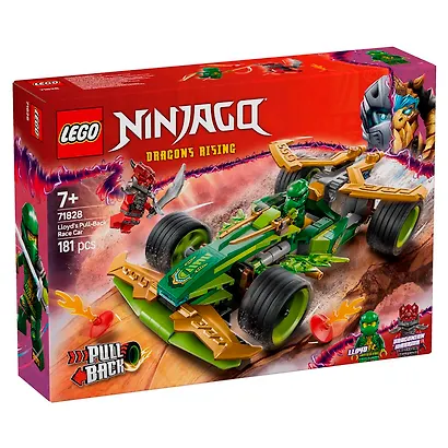 71828 Конструктор детский LEGO Ninjago Гоночный автомобиль Ллойда (с откатным механизмом), 181 деталей, возраст 7+ - фото 2