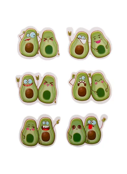 Ластик "Crazy avocado", инд.уп., ассорти - фото 6