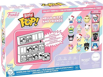 Фигурка коллекционная FUNKO ASST Bitty POP 4pk: Sanrio 12pc PDQ (FNK85718) (ассорти) - фото 5