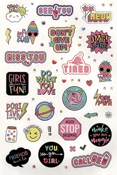 Pink Power Stickers. Более 555 наклеек для сильных духом девчонок! - фото 3