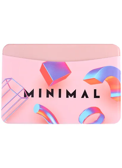 Чехол для карточек горизонтальный 3D Minimal - фото 1