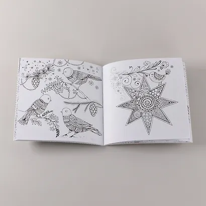 Моя зимняя прогулка: Раскраска - фото 6