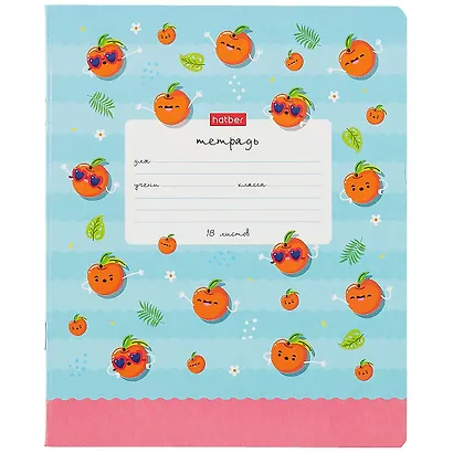 Тетрадь в клетку Hatber, "Привет, лето!", 18 листов, в ассортименте - фото 1