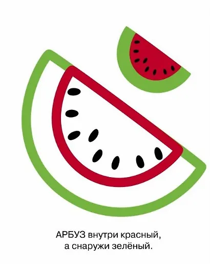 Раскраска с цветным контуром. Выпуск 2. Груша - фото 6