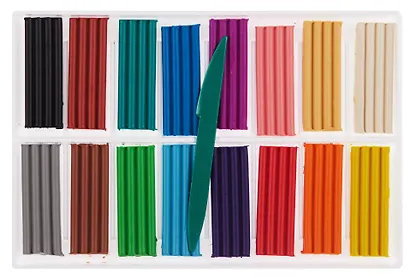 Пластилин 16цв 240гр "ZOO" к/к., стек, Луч - фото 4