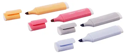 Текстовыделители 04цв "Grace" ПВХ, подвес, Hatber - фото 5