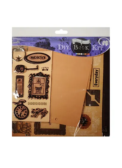 Набор для творчества Набор для скрапбукинга DIY Book Kit, кофе - фото 1