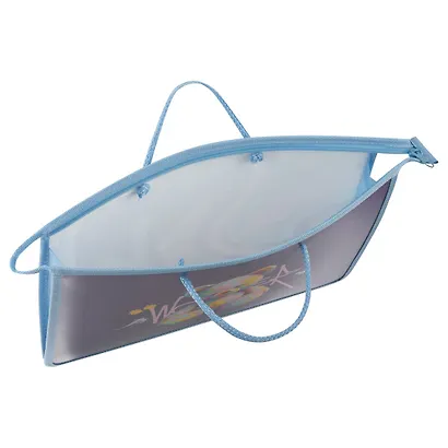 Папка для тетрадей А4 "Bear" пластик, текст.ручки - фото 3