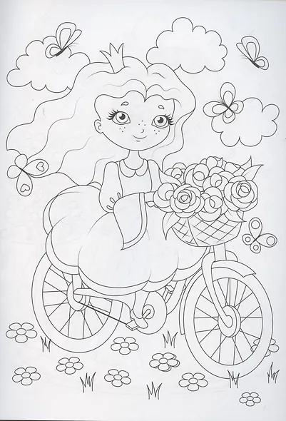 Раскраска "В гостях у принцессы" - фото 2