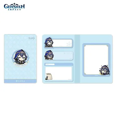 Блоки для записей, 4 штуки "Chibi Expression Layla" диспенсер-книжка - фото 4