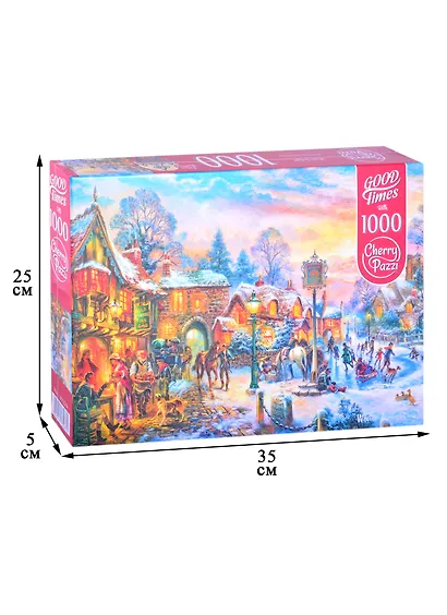 Пазл 1000 дет. Зимние сумерки  Cherry Pazzl 30370 - фото 2