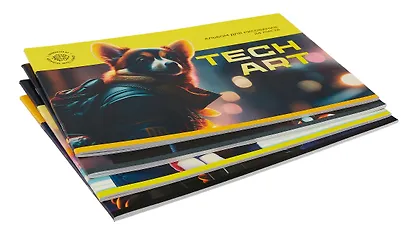 Альбом для рисования BG, TechArt, А4, 24 листа, в ассортименте - фото 6