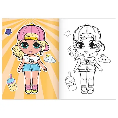 Набор раскрасок "WOW Girls" (комплект из 6 книг) - фото 6