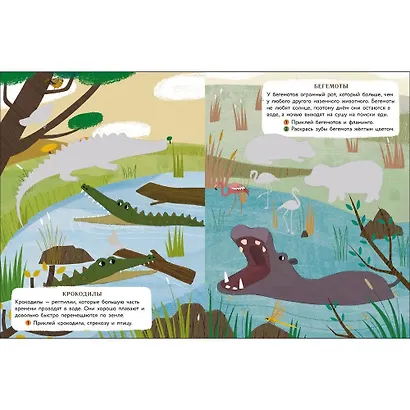 Мир животных. В Африке. 60 наклеек - фото 3