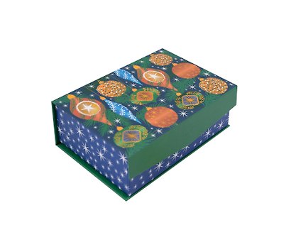 Коробка подарочная "Игрушки" 16,5*11,5*6см, Новый год, картон - фото 1