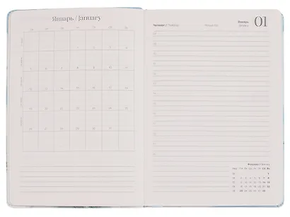 Еженедельник дат. 2026г. А5 88л 190x250 мм "Petals. Три цветка" иск.кожа, интегр.переплет, тонир.блок, шелкография, цвет.обрез, 2 ляссе, скругл.углы - фото 8