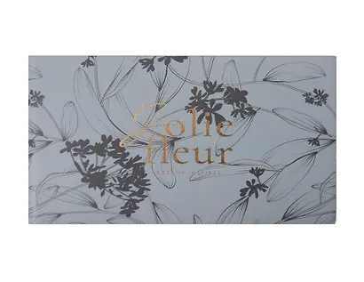 Еженедельник дат. 2026г. А6 64л 160x105 мм "Fleur" серый, иск.кожа, карманный, горизонтальный, мягк.переплет, тонир.блок, тисн.фольгой, цвет.обрез - фото 2