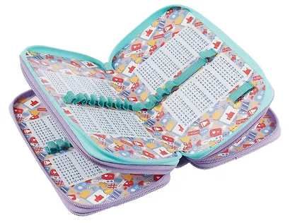 Пенал 3 отделения "Озорной хвостик" 19*11 см - фото 5