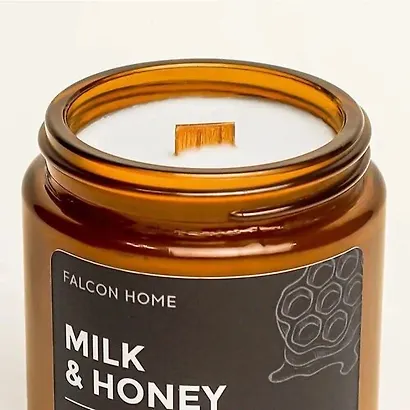 Свеча ароматическая Молоко и мед (120мл) (FH006) - фото 2
