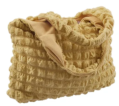 Сумка-шоппер стеганая (оливковая) (текстиль) (35х25) (12-12721-202411-B15) Bookvalno - фото 5