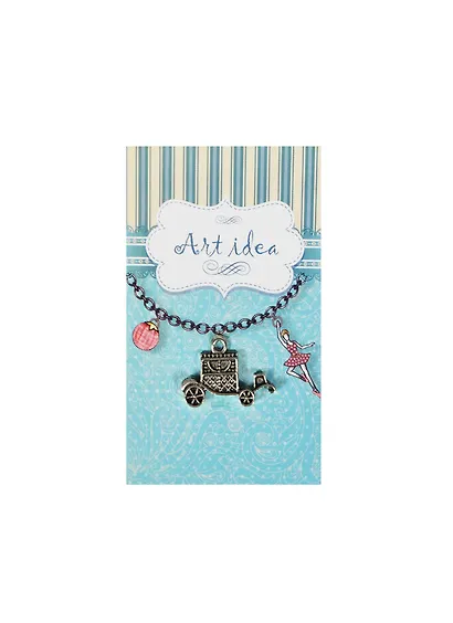 Кулоны в асс.1 Карета серебряная (QA 3011) (14021149) (упаковка) - фото 1