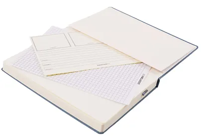 Книга для записей A5, 125 листов, нелинованная "Rising Colours", твердая обложка, цвет, цвет синий камень, Leuchtturm1917 - фото 3