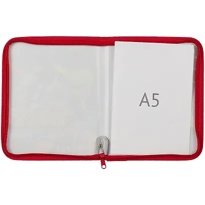 Папка для тетрадей А5 "Naruto" пластик, молния с трех сторон - фото 3